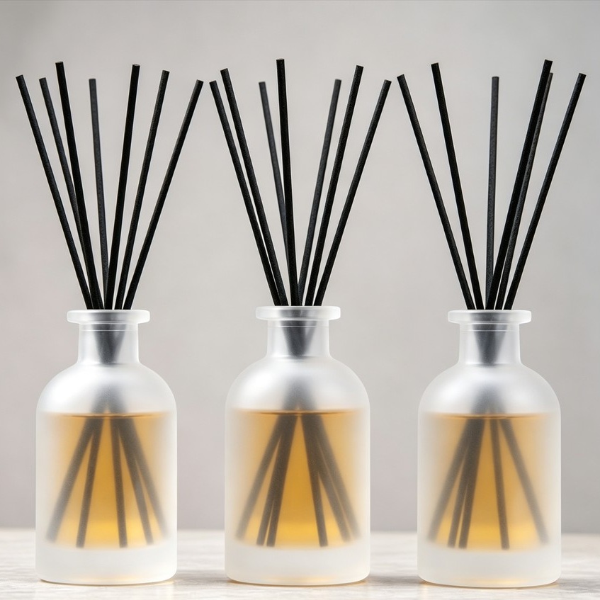 Home Bathroom Freshener - 50 Adet 3mm Siyah Fiber Reed