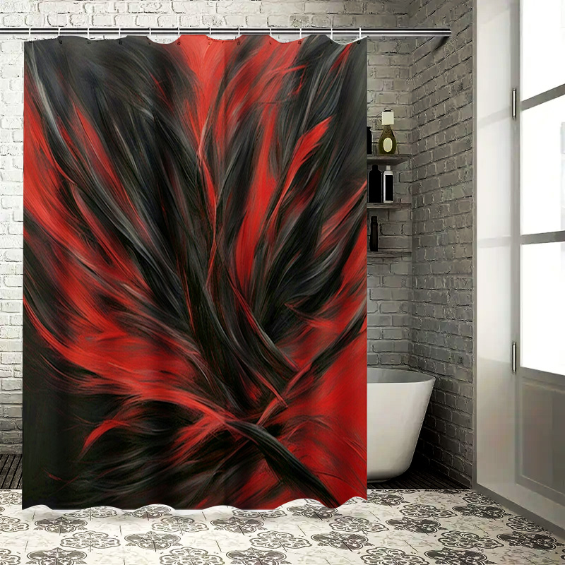Kırmızı ve Siyah Soyut Baskı B - Home Bathroom Ideas incelemesi ve fiyatı