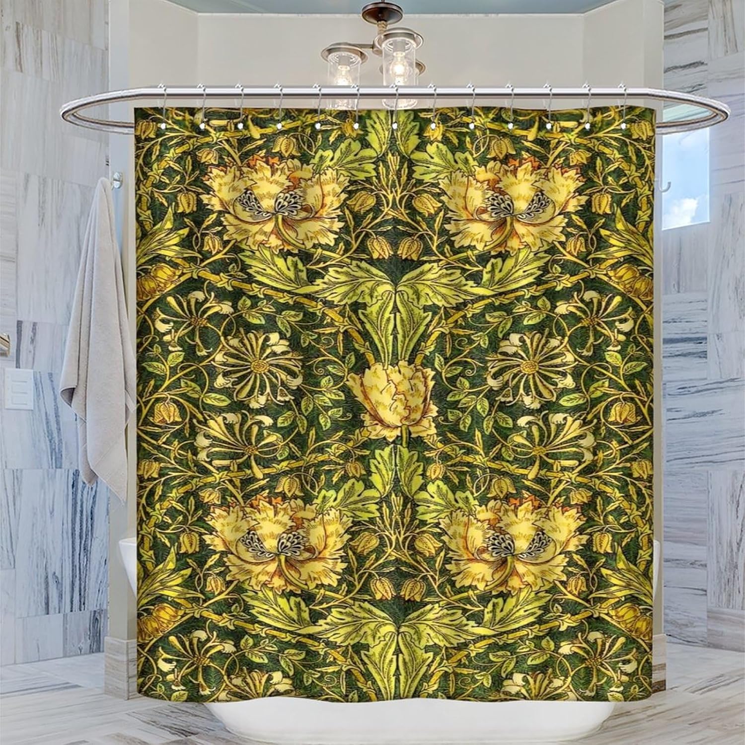 Su geçirmez Botanik Duş Perdes - Home Bathroom Ideas incelemesi ve fiyatı