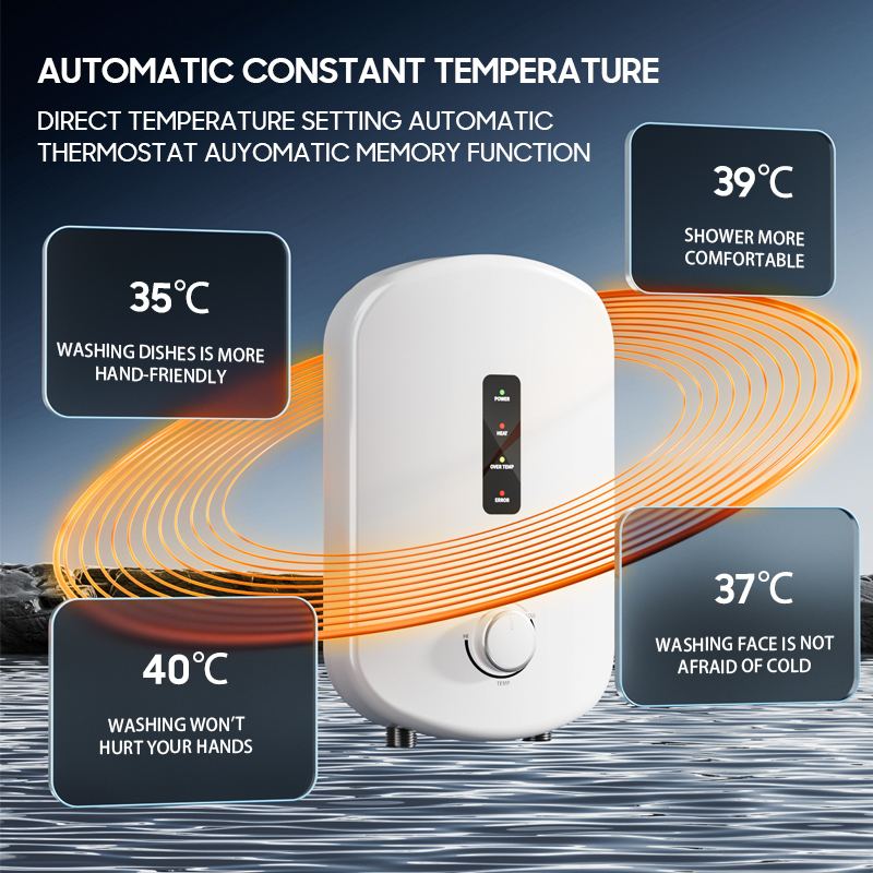 Ev Tipi Akıllı Düşük Güçlü 3.5 - Home Bathroom Geyser incelemesi ve fiyatı